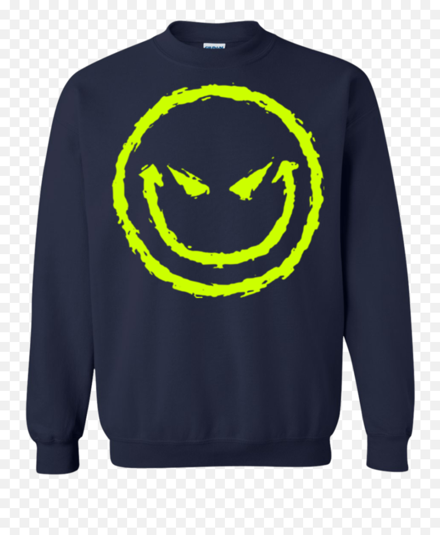 Evil Smiley Face Ls Shirthoodiesweatshirt U2013 Tee Support - Evil Smile T Shirt Emoji,Evil Emoticon > :)