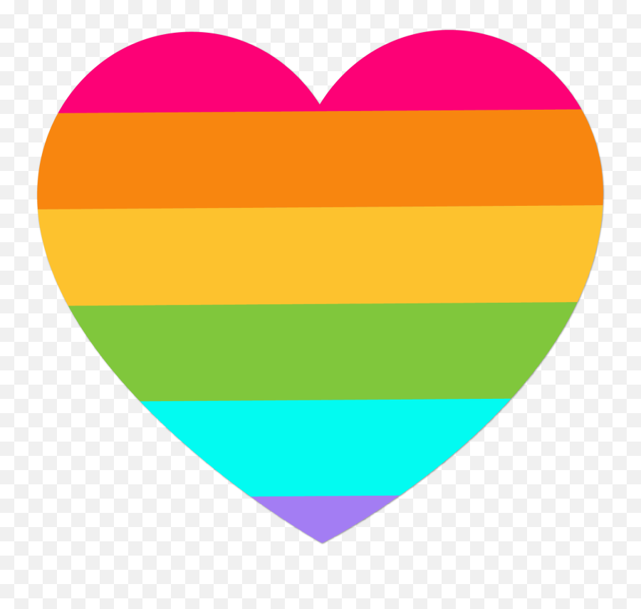 Rainbow Heart Background Png Free - Transparent Background Rainbow Heart Clipart Emoji,Rainbow Heart Emoji