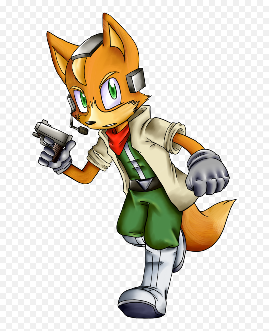 Arc Rose Studios My Top Ten Favorite Video Game Characters - Fox Mccloud 2d Png Emoji,Starcraft 2 Amon Emoticon