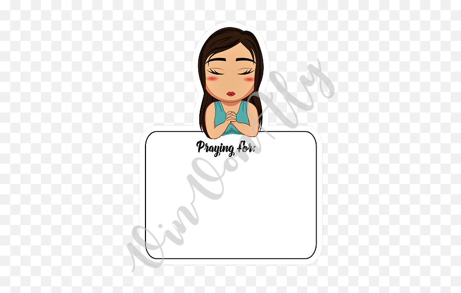 Sister Prays Mini Faithful - Girly Emoji,How To Make Emoji Bookmark Out Of Sticky Notes