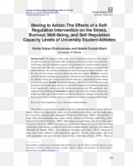 Pdf Moving To Action The Effects Of A Self - Regulation Document Emoji,Emotion Regulation Handout 19