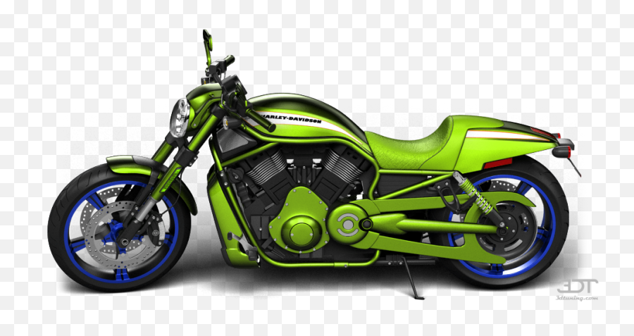 Harley Wax Car - Green V Rod Emoji,Harley 2-up Emoticon