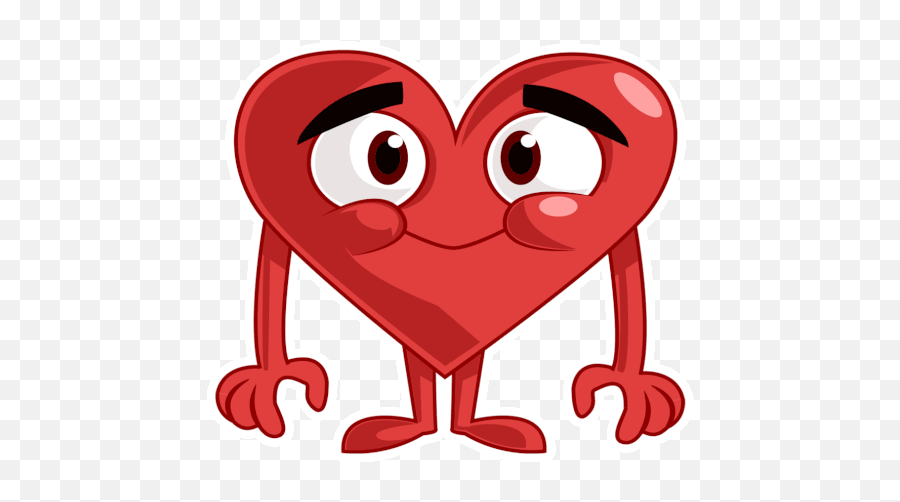 Happy Valentines Day Heart Sticker - Happy Valentines Day Transparent Heart Gif Emoji,Kiss And Heart Eyes Emojis