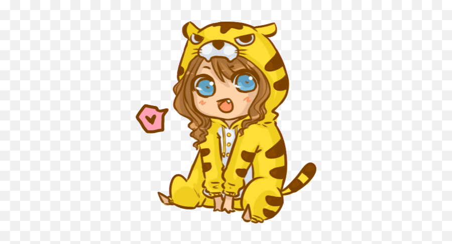 Retarded Tiger Canonical Canonical Android - Cute Anime Tiger Gif Emoji,Retarded Emoticons