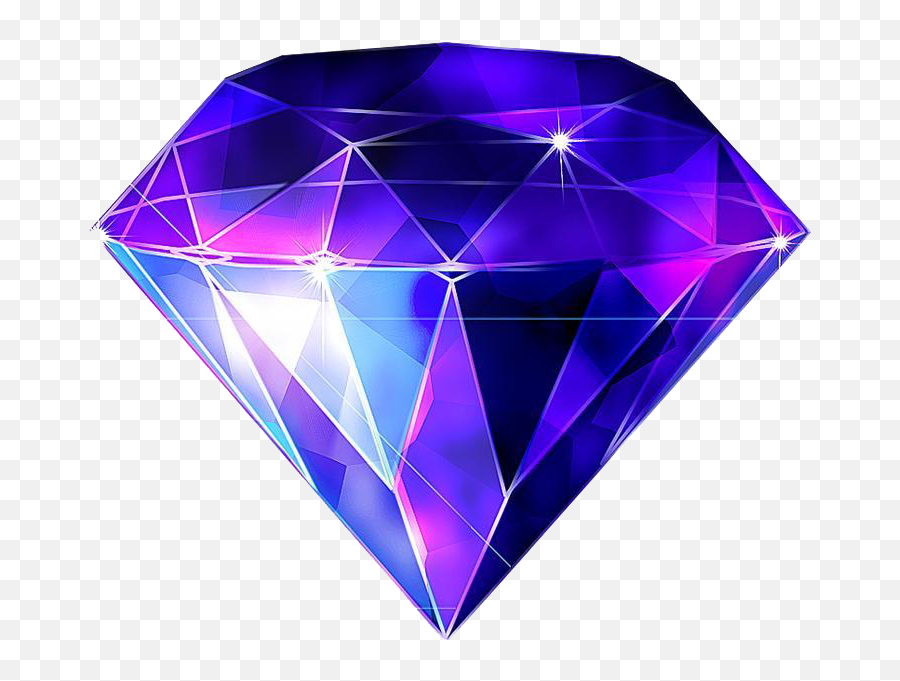 Galaxy Diamond Diamonds Gem Sticker - Purple And Blue Diamond Emoji,Diamond Diamond Emoji