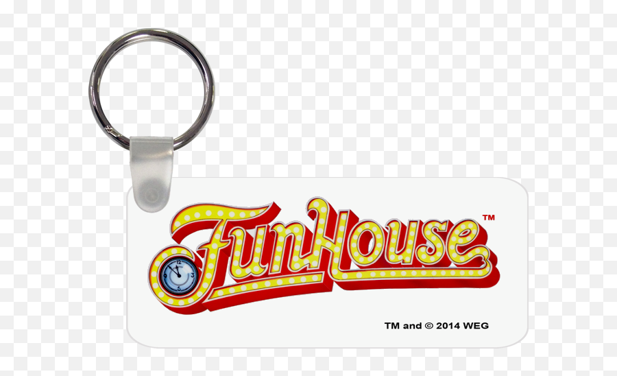 Funhouse Logo Key Chain U2022 Ministry Of Pinball Emoji,Emotion Gallery Bunny Keychain