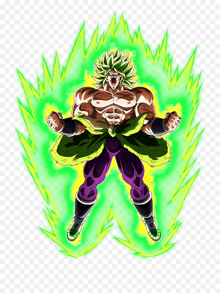 Fighting An Endless Evolution Super Saiyan Broly Full Power Emoji,Fightimg Text Emoji