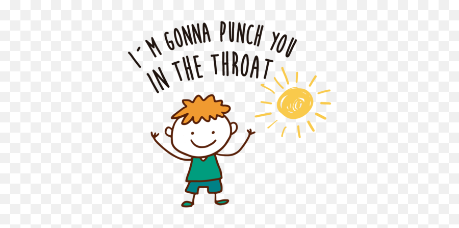 Iu0027m Gonna Punch You In The Throat - Funny Tshirt Emoji,Emojis Punch