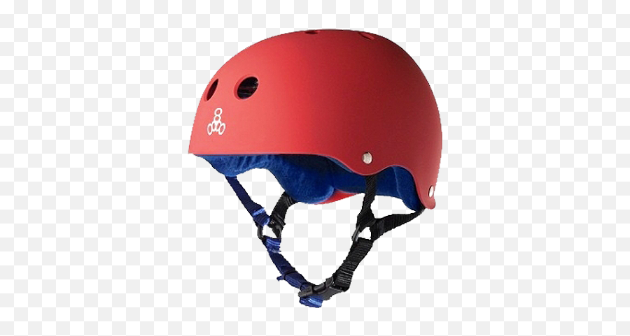 Triple 8 Helmet Red Rubberblue X - Large Emoji,Red X Emoji Png