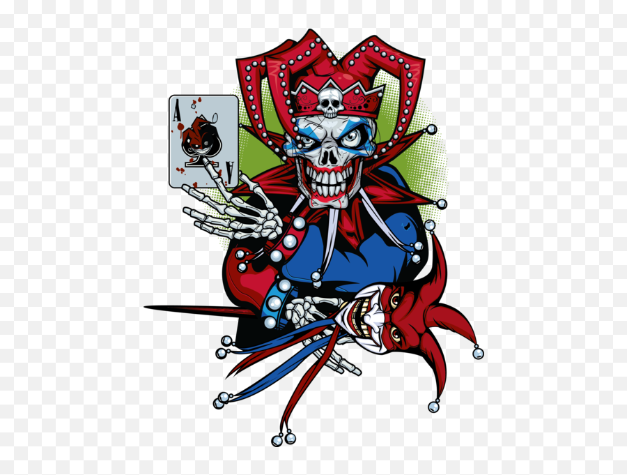 Evil Skeleton Clown Jester Png Official Psds Emoji,Jester Emoji