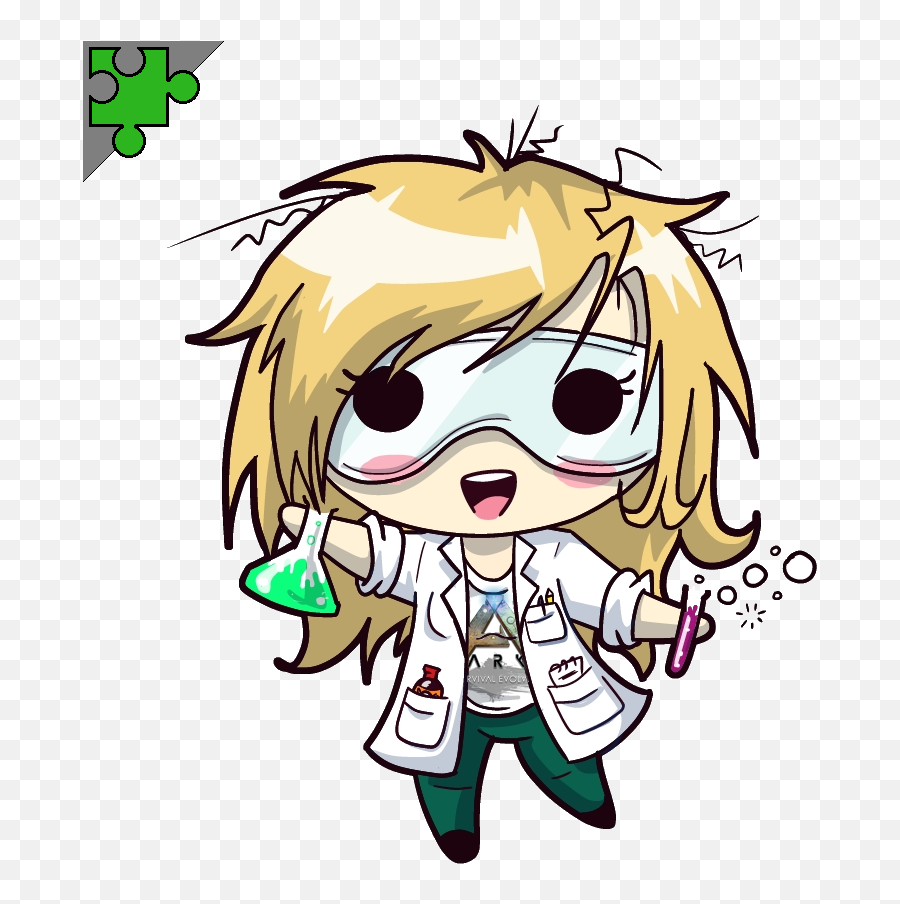 The Scientist Mod Clipart - Cartoon Mad Female Scientist Emoji,Mad Scientist Emoji