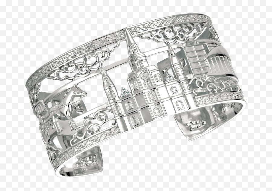 04ct Tw Diamond 7 Inch Nola Cuff - Cuff Bracelet Transparent Background Emoji,Emotion Bracelets