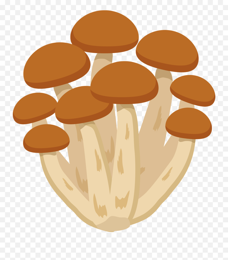 Shimeji Mushroom Clipart Emoji,Mushroom Emoji