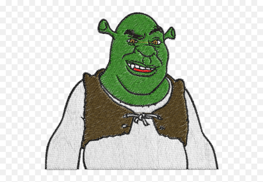 Matriz De Bordado Shrek - Smk Bina Siswa 2 Cililin Emoji,Shrek Emoticon