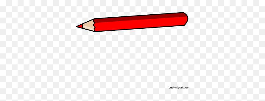 Free Pencil Clip Art - Red Color Pencil Png Emoji,Pencil Emoji