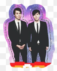 Dan And Phil Youtube Internet Sticker By Outofhandfan - Tuxedo Emoji,Dan And Phil Emojis