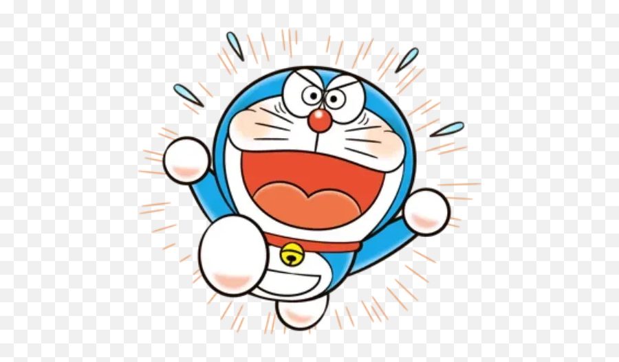 Doraemon Whatsapp Stickers - Stickers Cloud Doraemon Sticker 16 Emoji,How To Put Emoji Stickers On Pictures