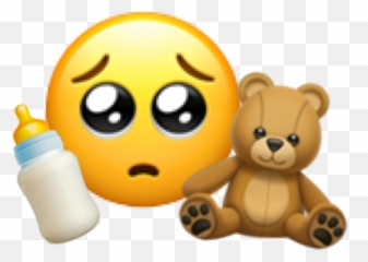 Sticker Babie Baby Agere Sticker By Krissy - Happy Emoji,Teddy Bear Emoticon Text