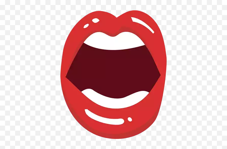 Lips Set 1 - Stickers For Whatsapp Celebrating 50 Years Emoji,Man Lips Emoji