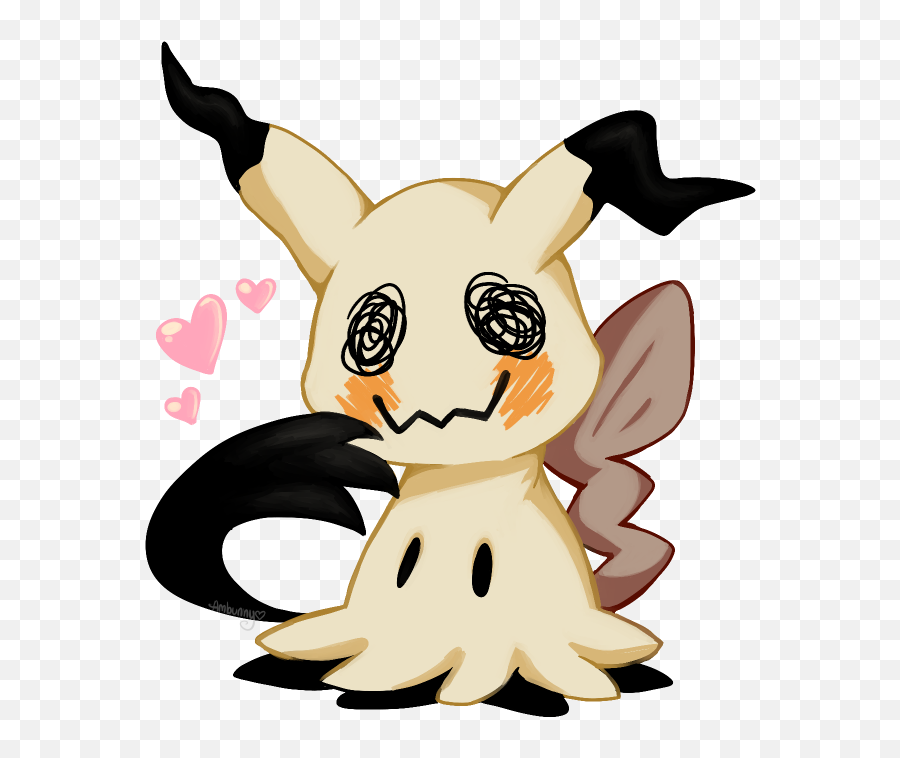 Download Mimikyu Love By Ambunny - Mimikyu Cute Png Emoji,Mimikyu Emoji