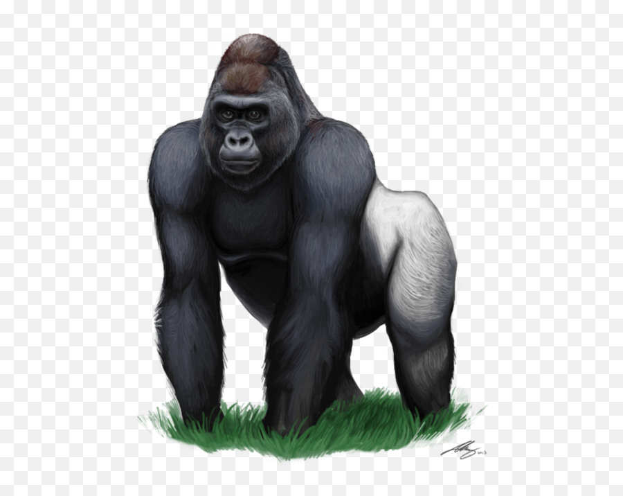 Gorilla Sticker Gorilla Emoji - Gorilla Png Clipart,Gorilla Emoji