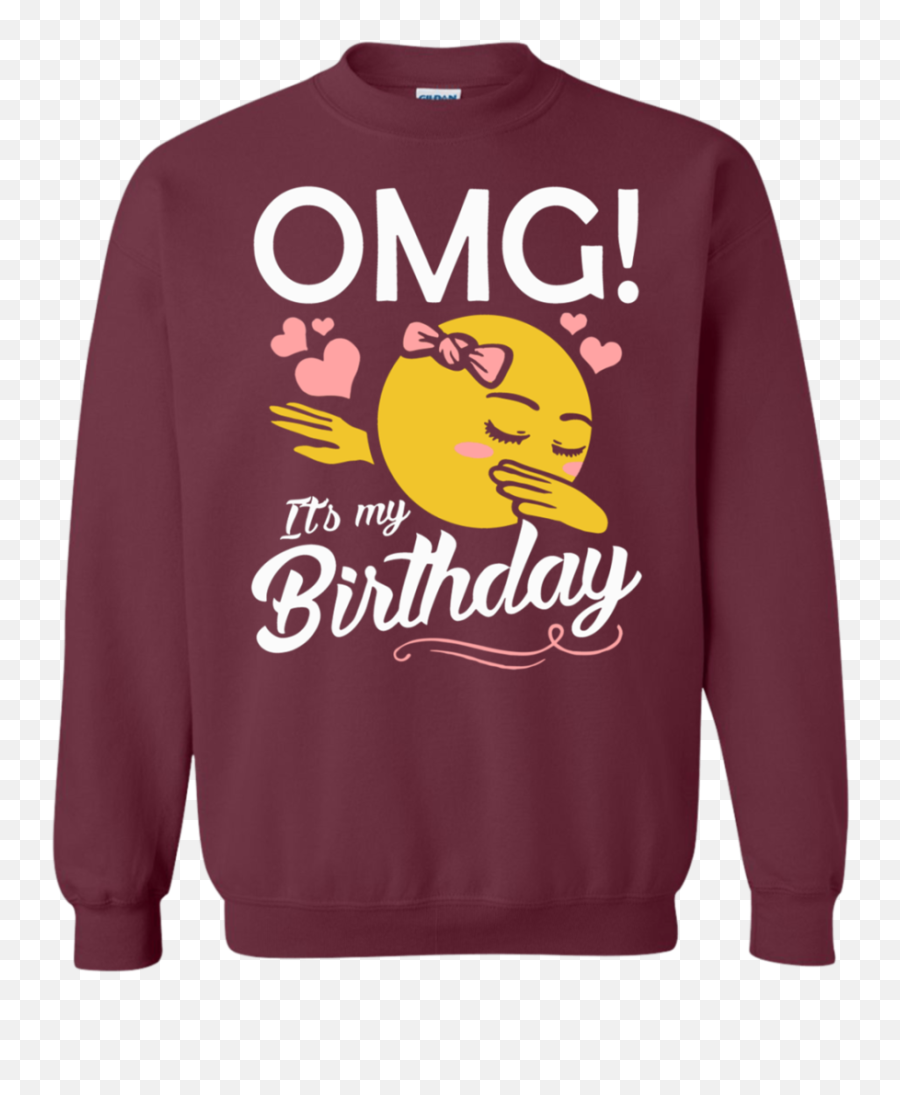 Omg Its My Birthday Emoji Dabbing Ls - Trap House Clothing,Emoji Answers 44