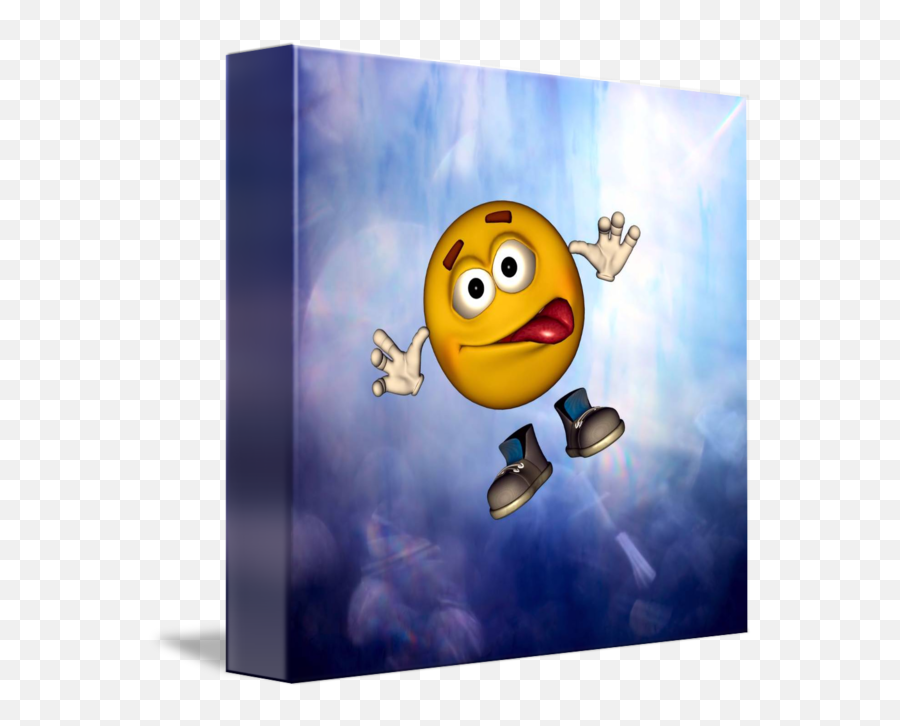 Mr Cheeky By Brian Raggatt - Happy Emoji,Emoticon Wall Art