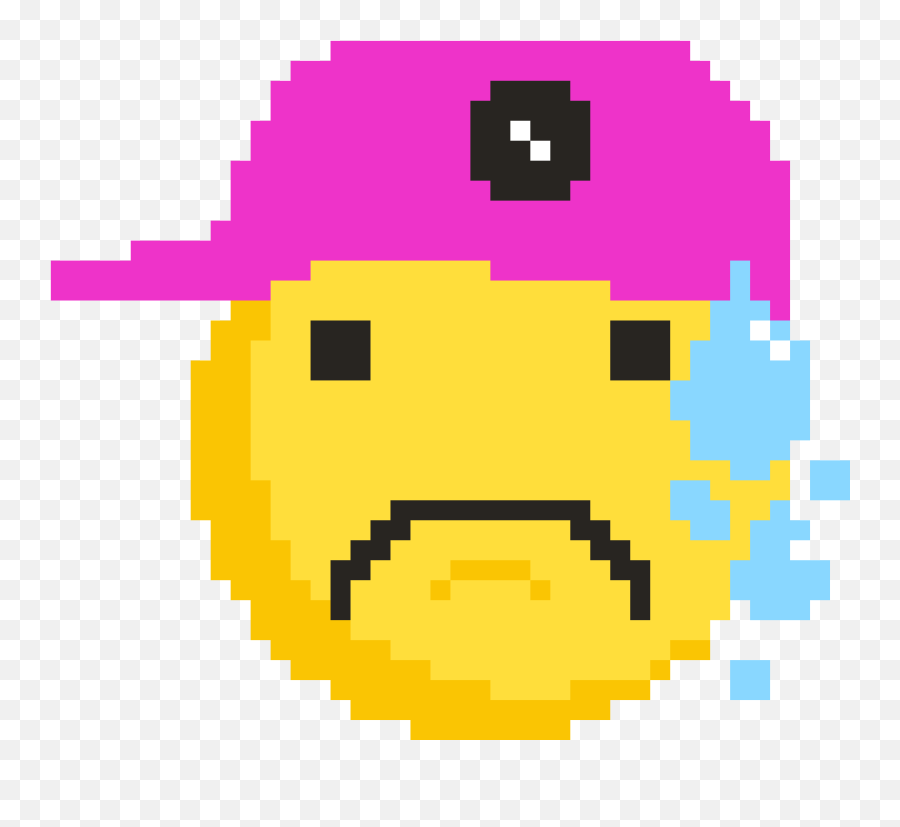 Boy Had Emoji Sad Sadboy Pixel Pixels - Emoji Full Size Purple Stickman Pixel Art,Boy Emoji