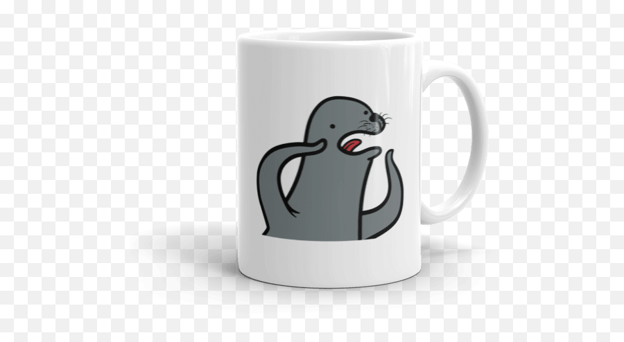 Mugs Tagged - Magic Mug Emoji,Gaaaayyyy Seal Emoticon