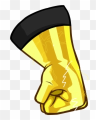 Club Penguin Cheats - Super Hero Gloves Png Emoji,Shark Eating Penguin Emoticon