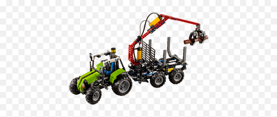Technicbricks Tbs Techreview 08 - 8049 Tractor With Log Lego 8049 Emoji,Nija Lego Emoticons
