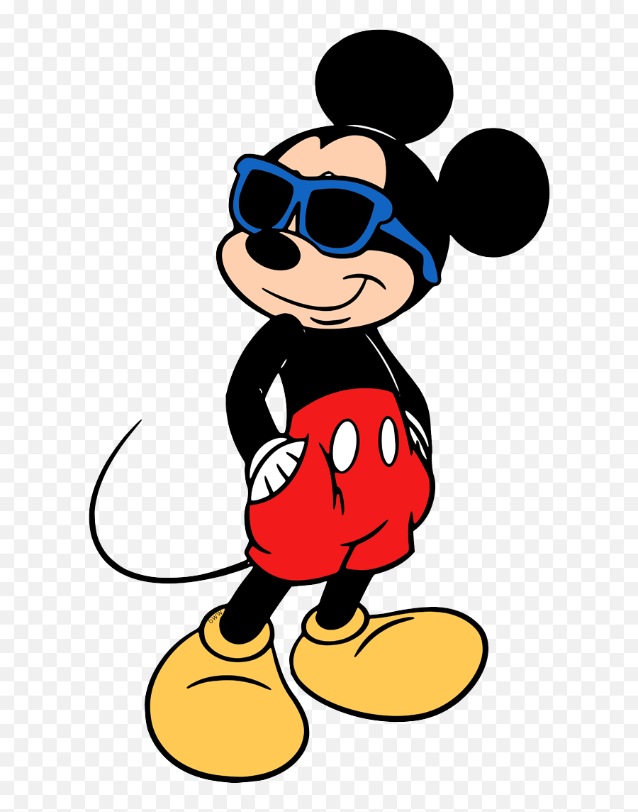Mickey Mouse Emotions Free Clip Art - Novocomtop Mickey Mouse With Sunglasses Clipart Emoji,Emotions Mickey