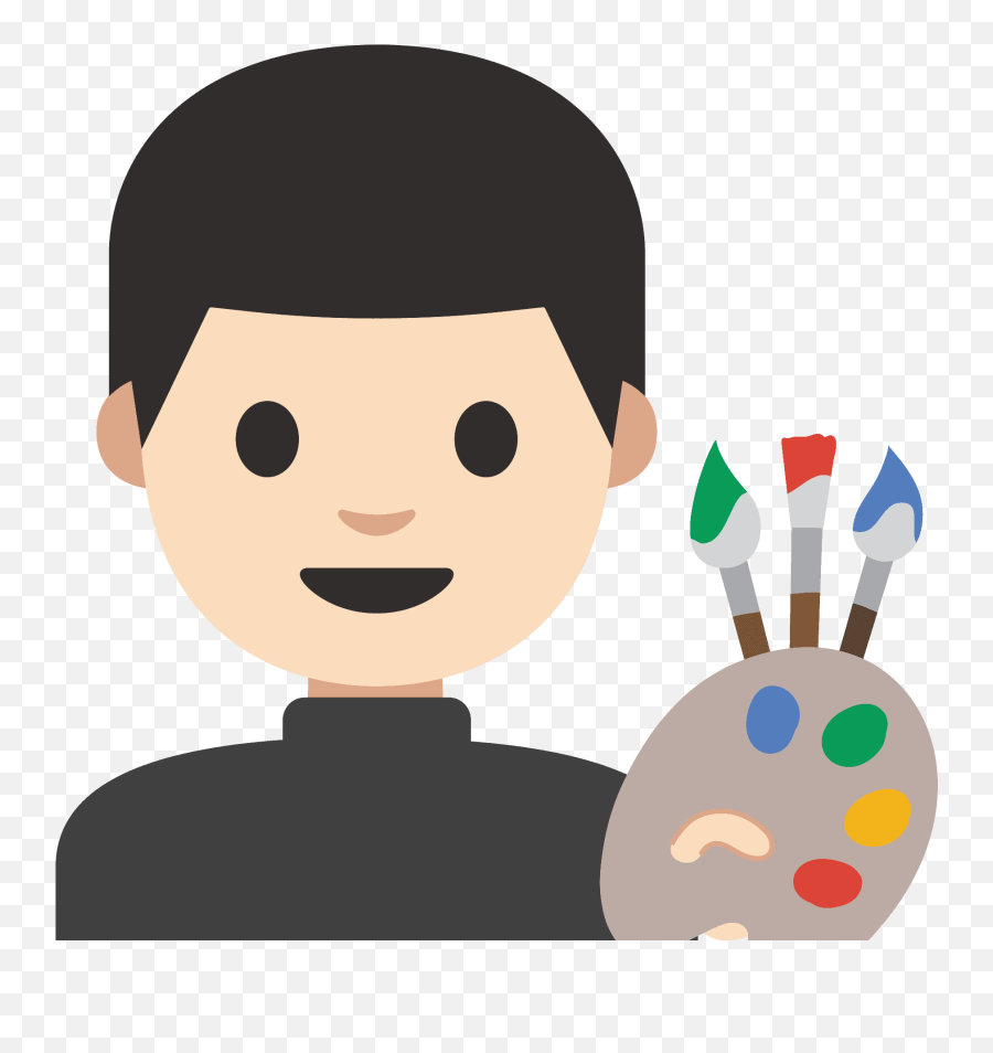 Man Artist Emoji Clipart - Gitlab Avatars,Emoji Painter\