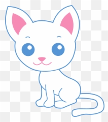 Kitty Cat Clip Art - Clip Art Library Clipart Cute Cat Cute Kitty Emoji,S Kitty Cat Emoticon