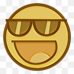 The Most Edited Epicface Picsart - Swag Face Transparent Emoji,Emoticon Fright!