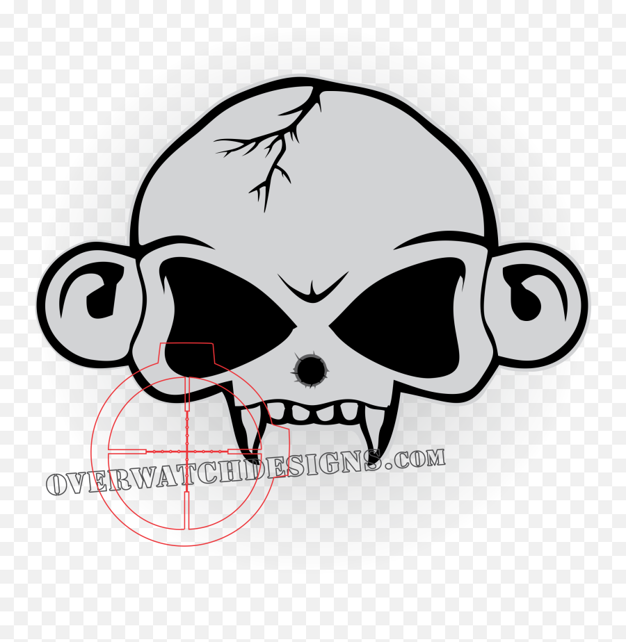Monkey Skull Sticker Emoji,Army Skull Emoticons