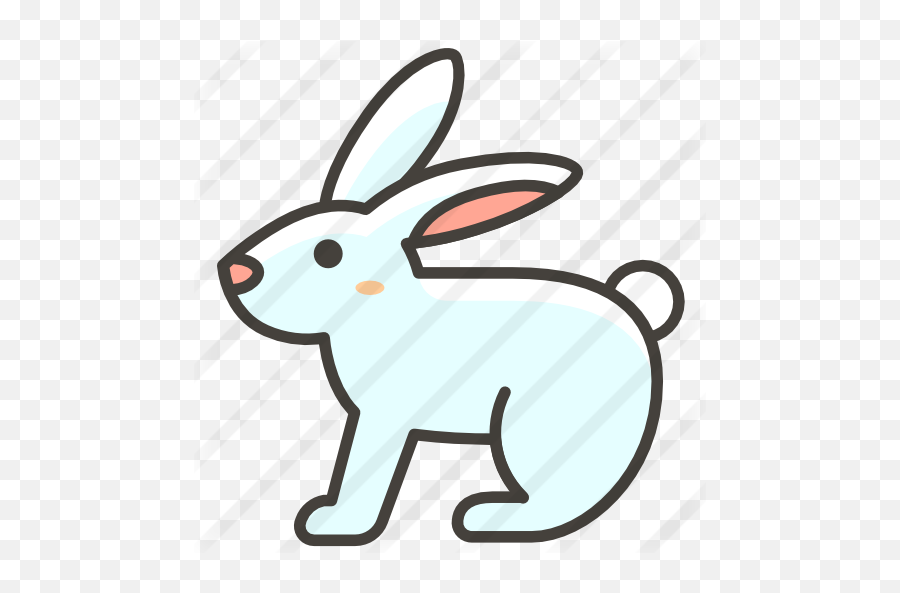 Rabbit - Free Animals Icons Animal Figure Emoji,Mouse Rabbit Squirrel Emoji