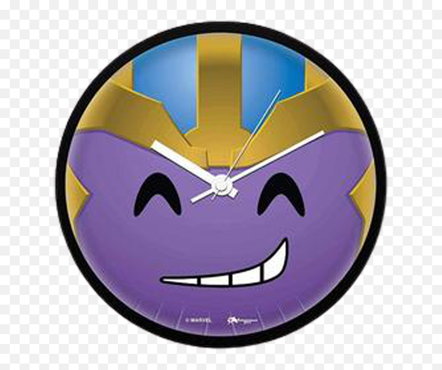 Buy Marvel Thanos Face Wall Clock - Fictional Character Emoji,Marvel Emoticon
