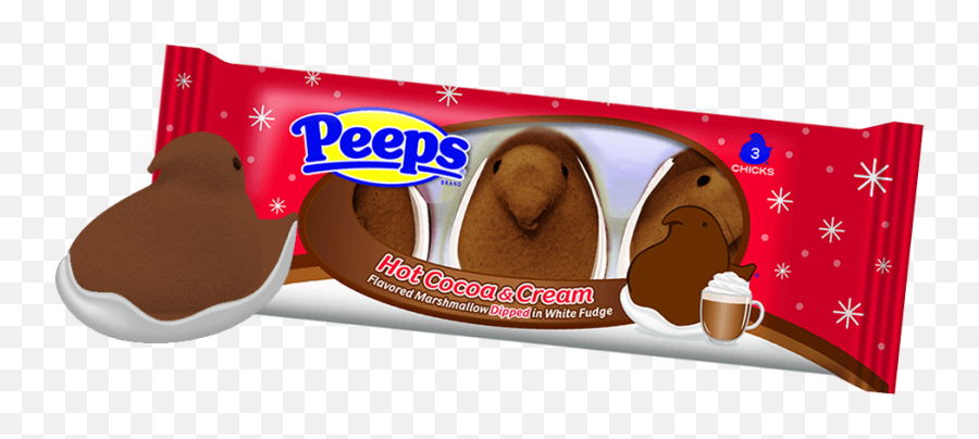 Hot Cocoa Flavored Marshmallow Peeps - Peep Marshmallow Chocolate Flavor Emoji,Marshmallow Emoji Transparent
