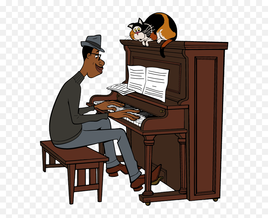Joe And Mr Mittens In 2021 Music Illustration Disney Art Emoji,Emotions Of Forky