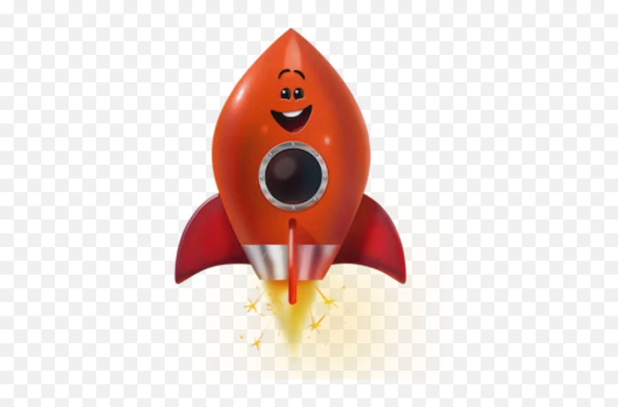 Telegram Sticker From Collection Funny Stickers Emoji,Rocket Emoji