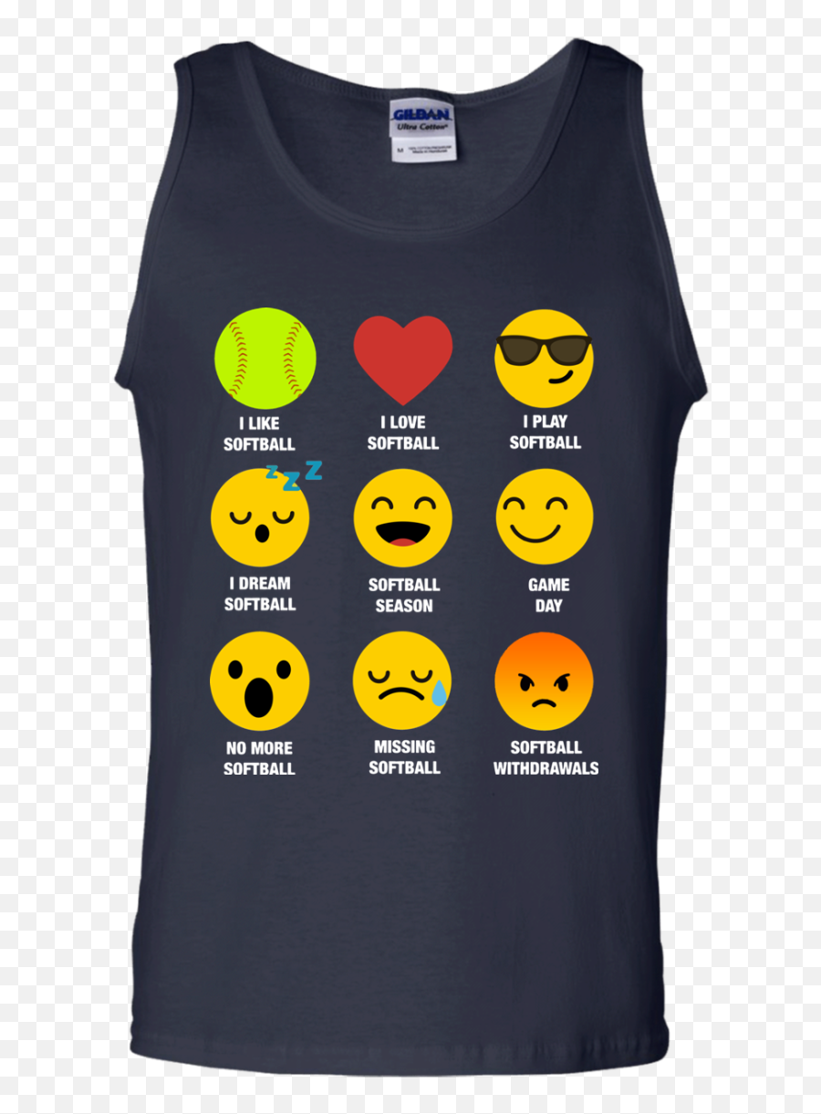 I Love Softball Emoji Emoticon Team Jersey Style Graphic Men,Style Emoji