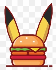 Schamburger Hamburger Pikachu 296826915071211 By Supernoeva Emoji,Emoji Burger