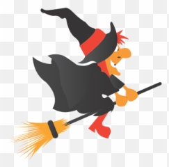 Witch Broom Icon - Witch On A Broom Clipart Emoji,Witch Emoji