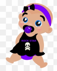 Rock Star Showing Post Clip Art 3 - Baby Rock Star Clipart Emoji,Rockstar Emoji