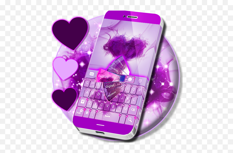 Keyboard Purple For Android - Download Cafe Bazaar Keyboard Purple Emoji,Go Keyboard Emoji Wallpaper