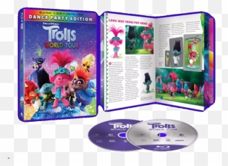 Trolls World Tour - Trolls World Tour Dvd With A Book Emoji,Trolls Poppy Dvd Emoji Dvd