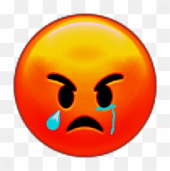 Angry Hurt Emoji Sticker - Happy,Hurt Emoji