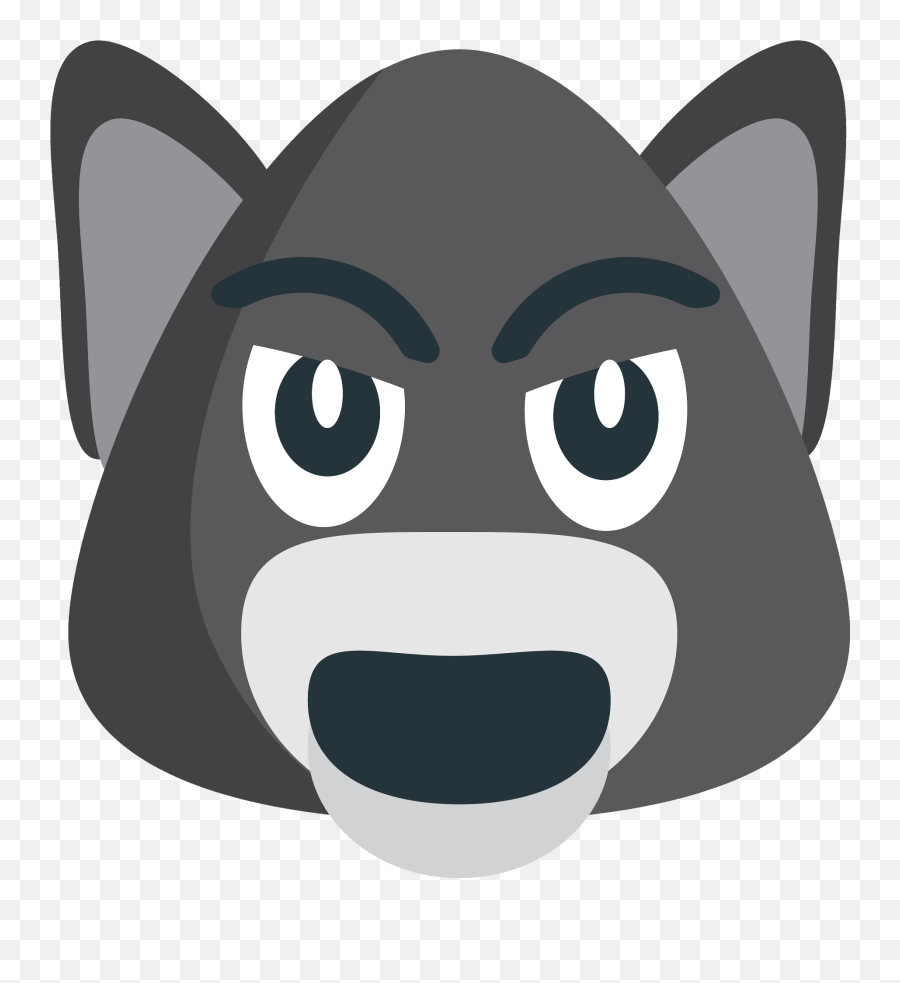 Wolf Emoji Clipart Free Download Transparent Png Creazilla - Fictional Character,Hamster Emoji