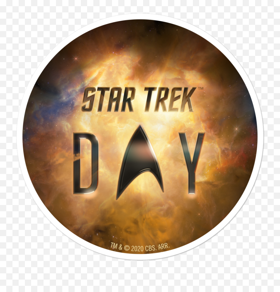 Products Stickers U2013 Star Trek Shop - Star Trek Day Logo Transparent Emoji,Pizza Emoji Sticker